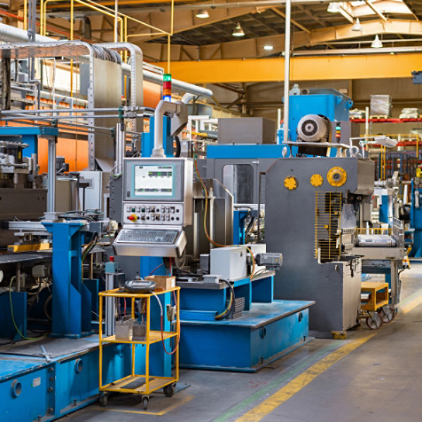 Inside a manufacturing unit.